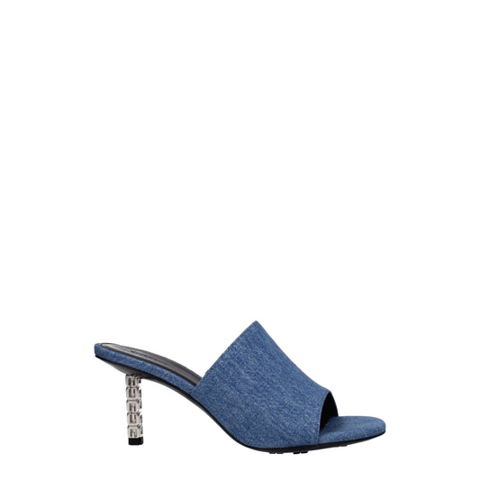 Givenchy – Blue Fabric Platforms