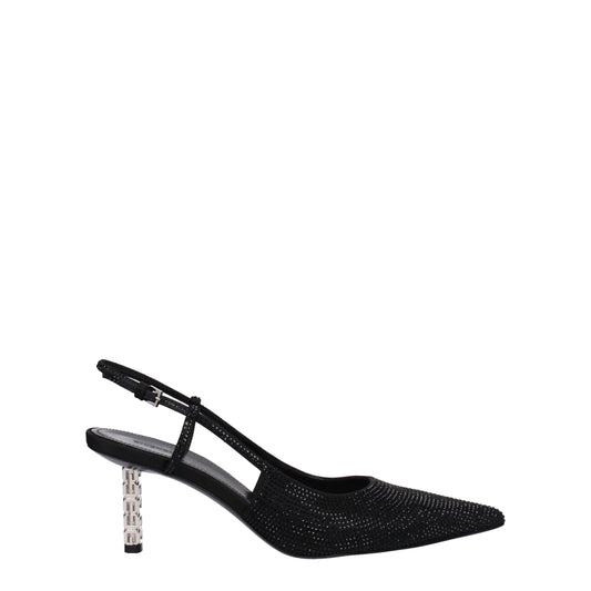 Givenchy – Black Fabric High Heel Pumps