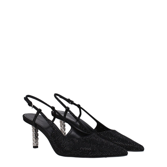 Givenchy – Black Fabric High Heel Pumps