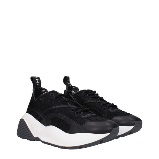 Stella McCartney – Black Fabric Chunky Sneakers