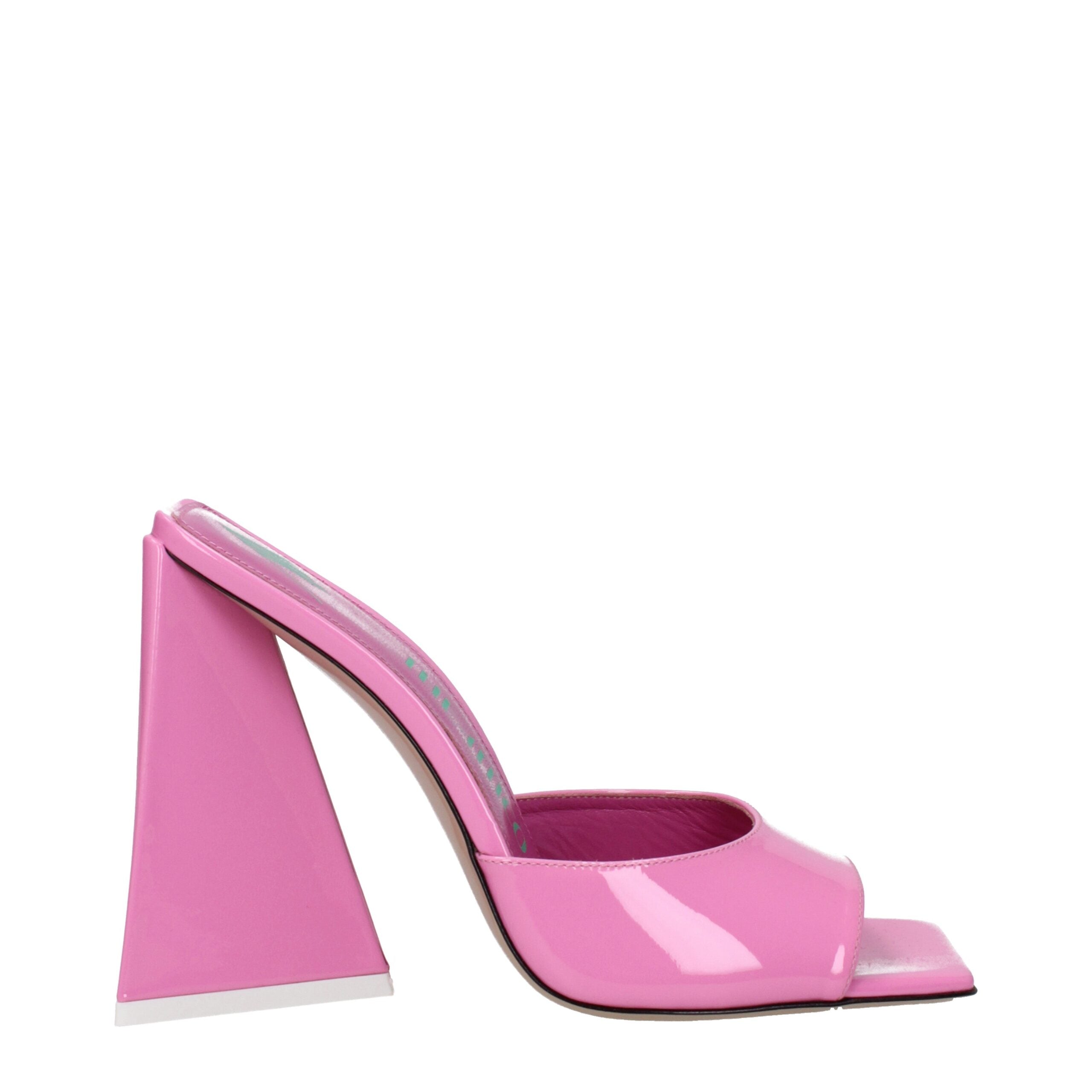 The Attico – Pink Patent Leather Platform Sandals