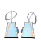 The Attico – Silver Eco Leather Platform Sandals