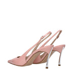 Casadei – Pink Patent Leather Slingback Pumps