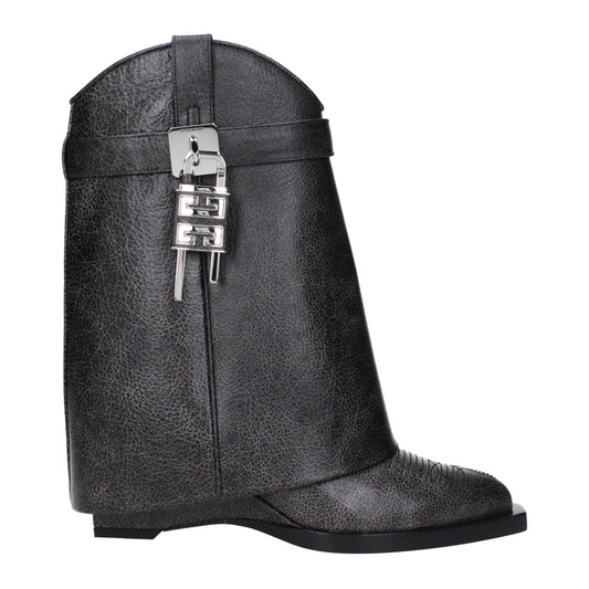 Givenchy – Black Leather Ankle Boots