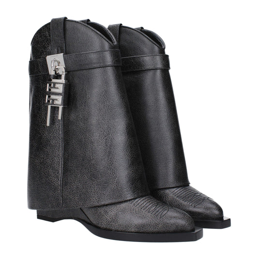 Givenchy – Black Leather Ankle Boots