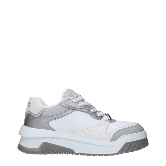 Versace - White Leather Chunky Sneakers