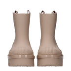Chloé – Pink Rubber Ankle Boots