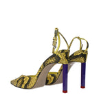 The Attico - Yellow Leather High Heel Pumps