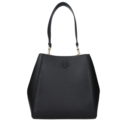 Tory Burch – Black Leather Shoulder Bag