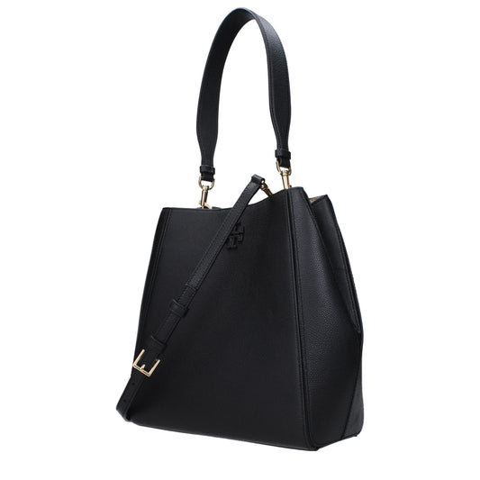 Tory Burch – Black Leather Shoulder Bag