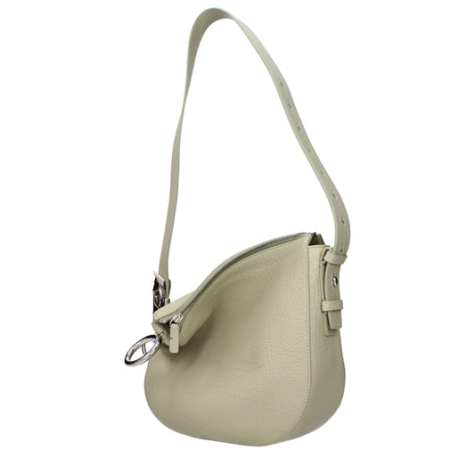Burberry – Green Leather Shoulder Bag