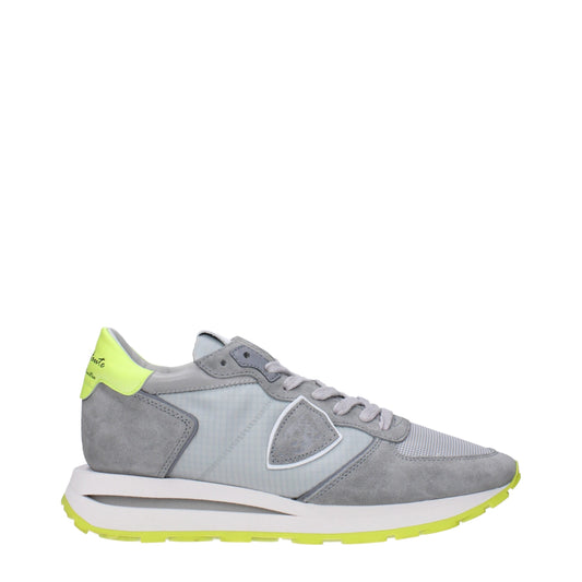 Philippe Model – Gray Fabric Sneakers