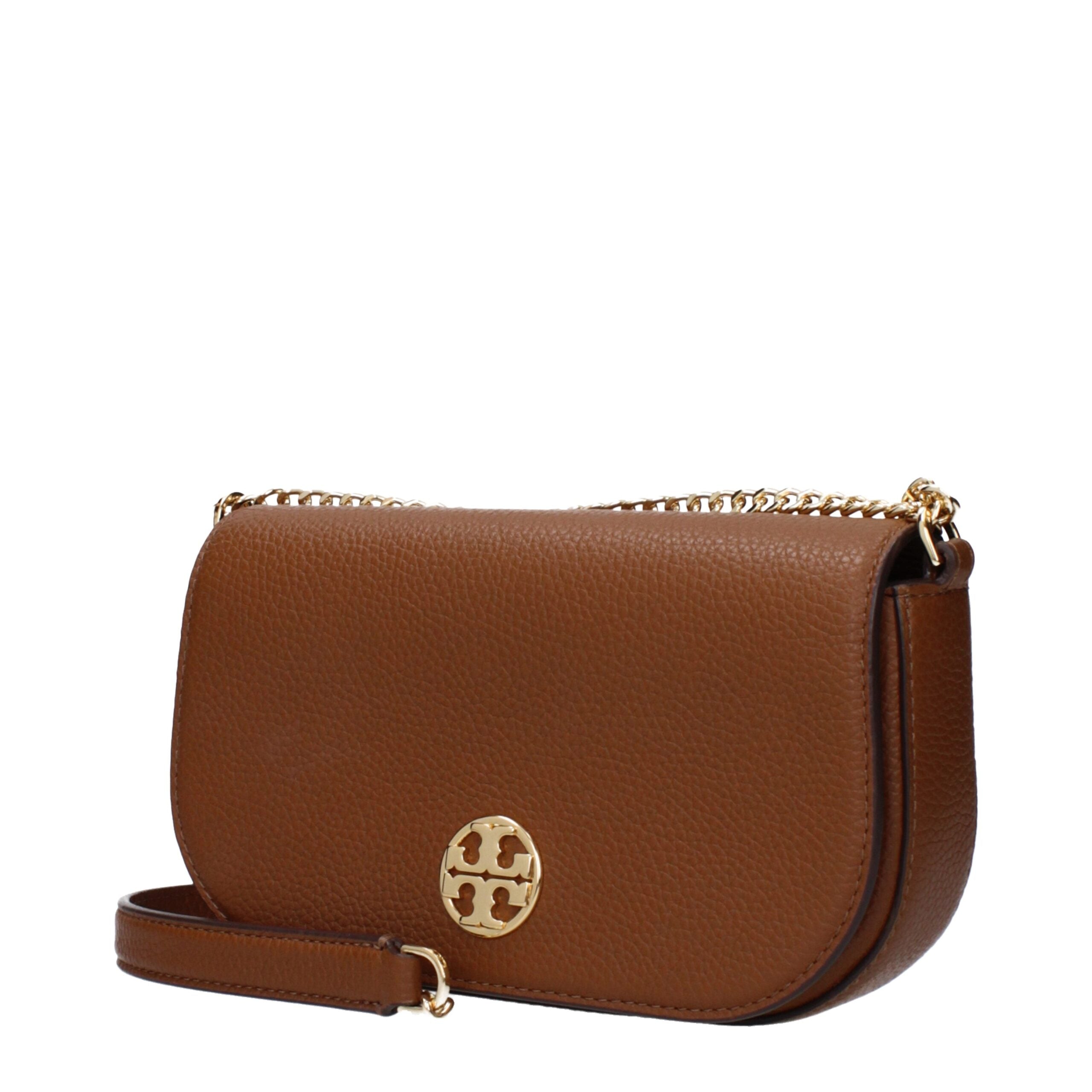 Tory Burch – Brown Leather Crossbody Bag with Card Slots