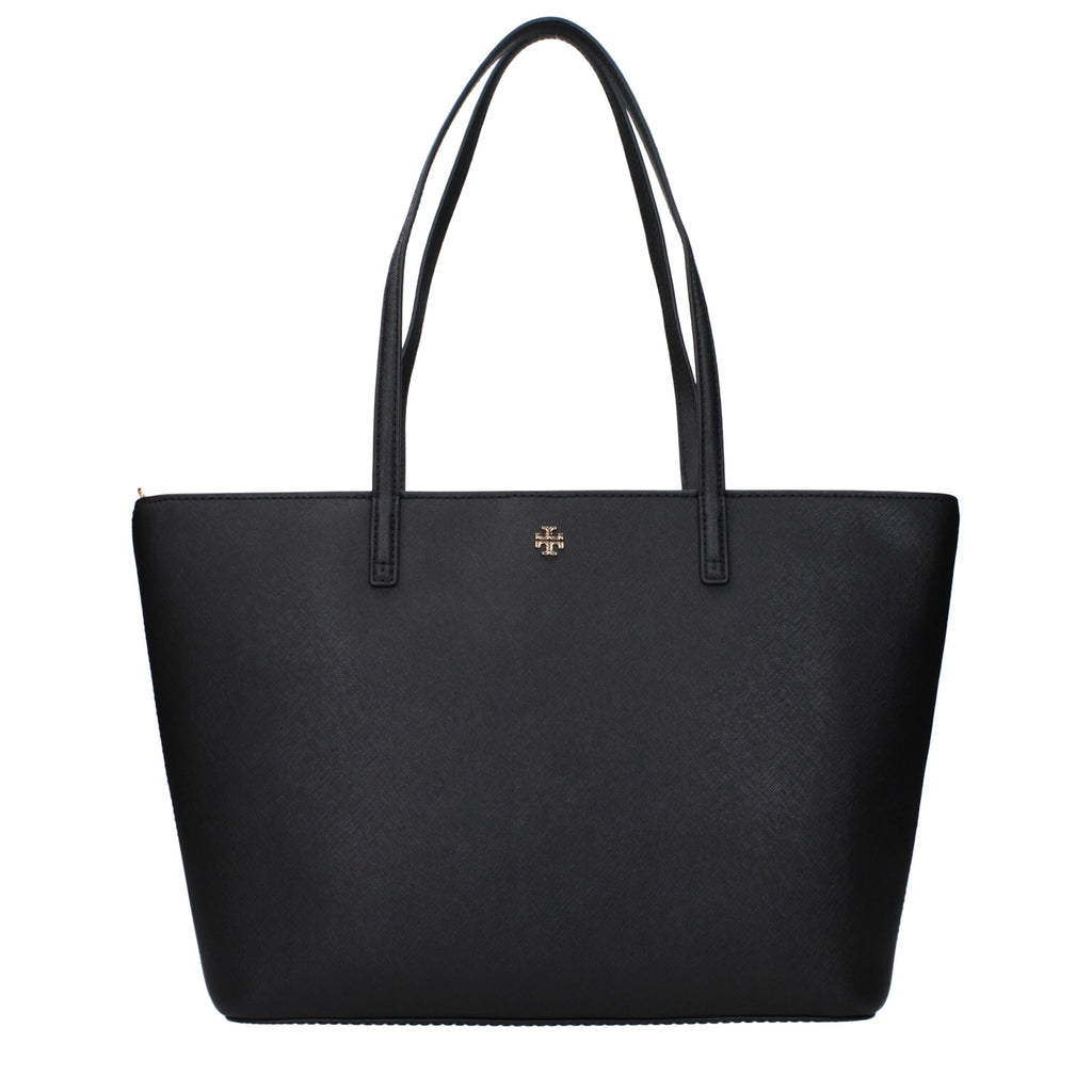 Tory Burch- Black Leather Shoulder Bag
