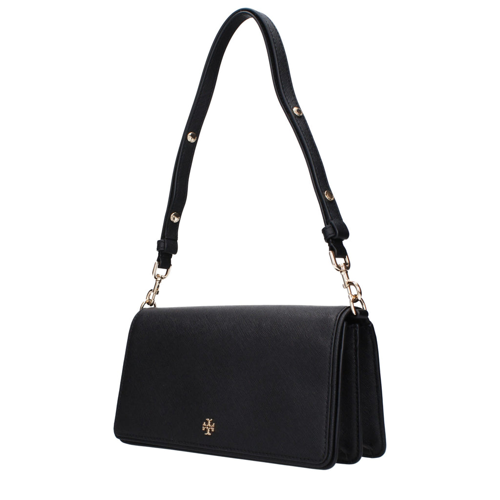 Tory Burch – Black Leather Shoulder Bag
