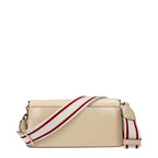 Tory Burch – Medium Patent Leather Crossbody Bag in Beige