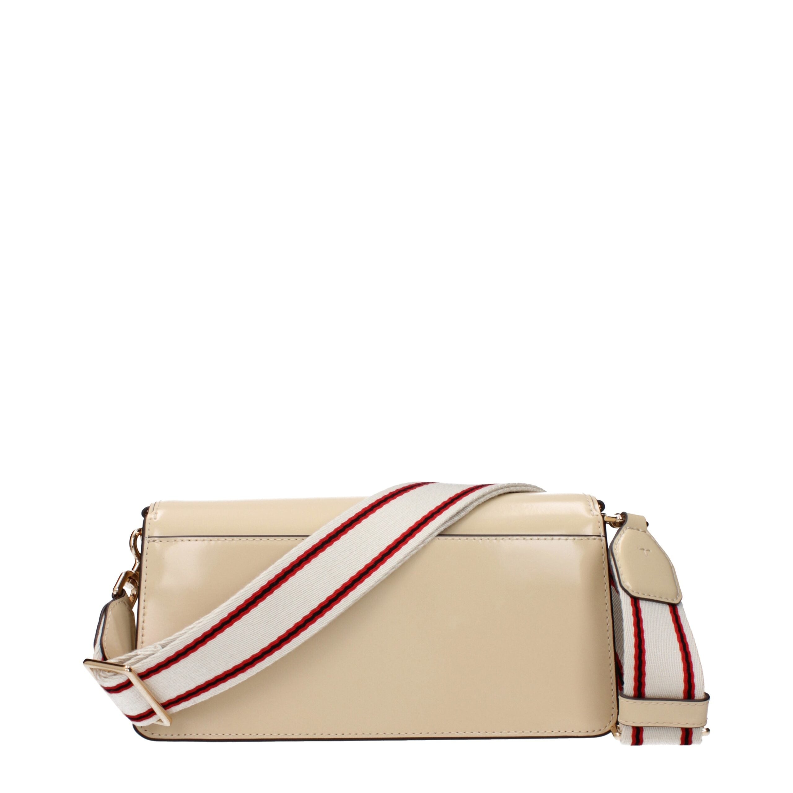 Tory Burch – Medium Patent Leather Crossbody Bag in Beige
