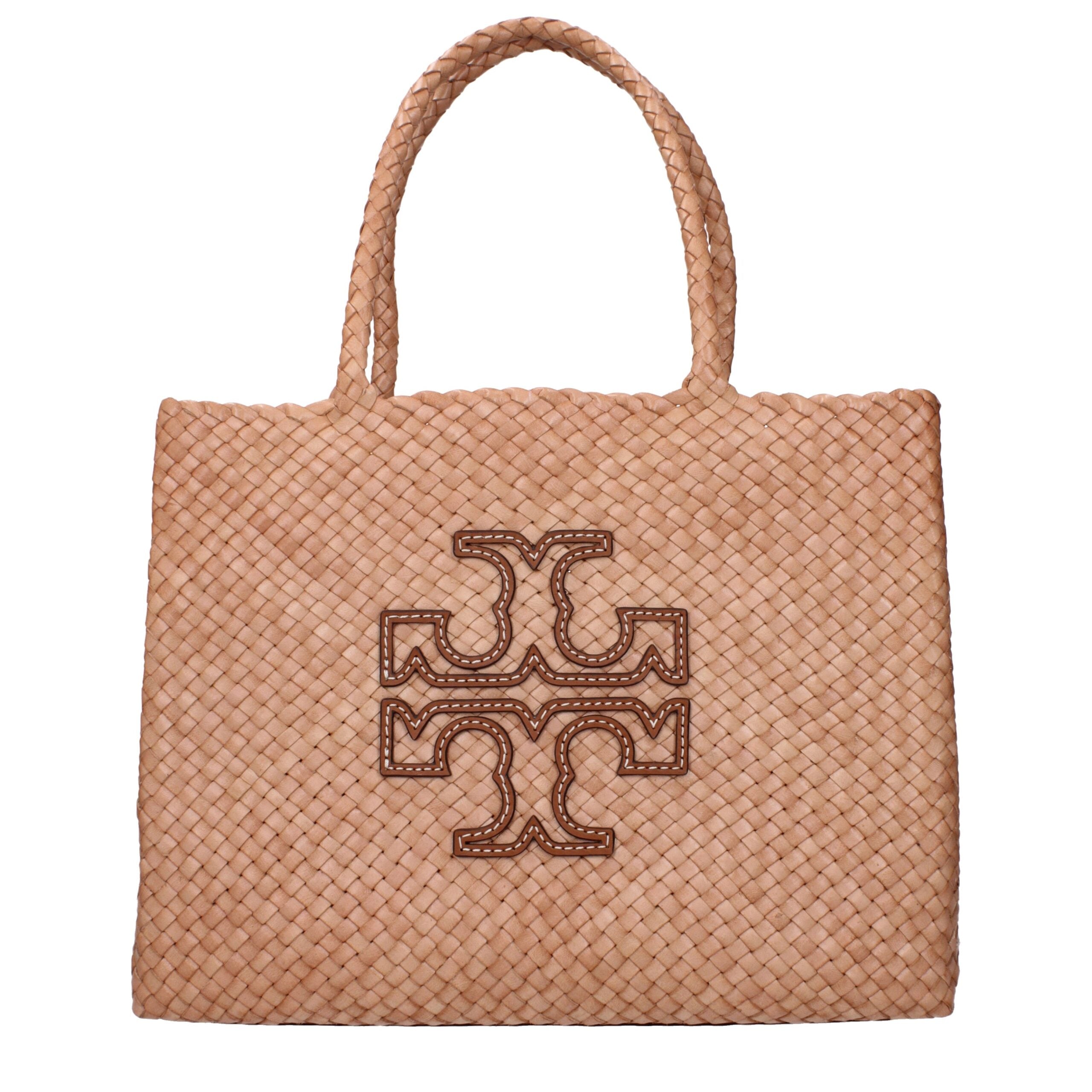 Tory Burch – Woven Pink Medium Tote