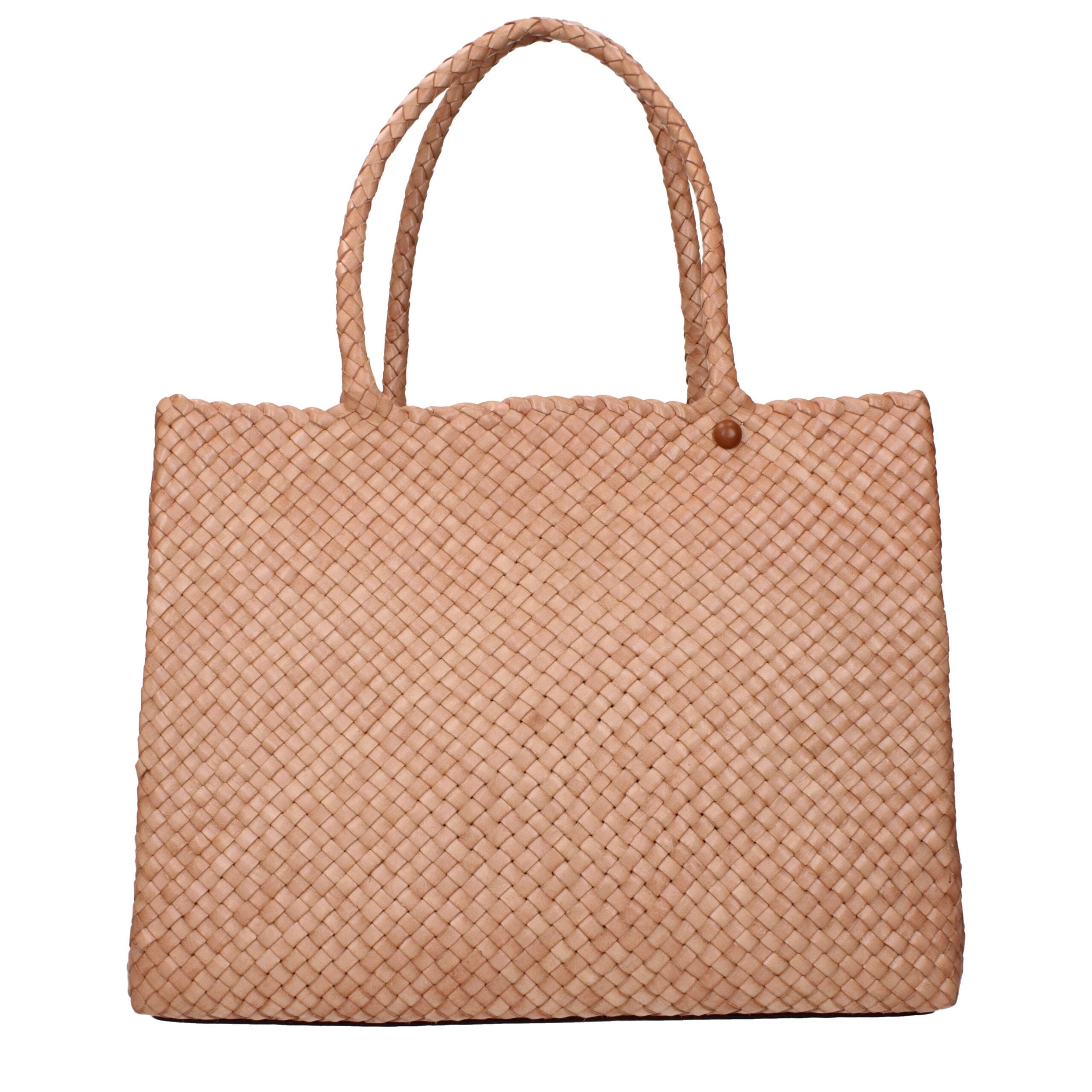 Tory Burch – Woven Pink Medium Tote