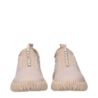 Miu Miu – Beige Fabric Sneakers