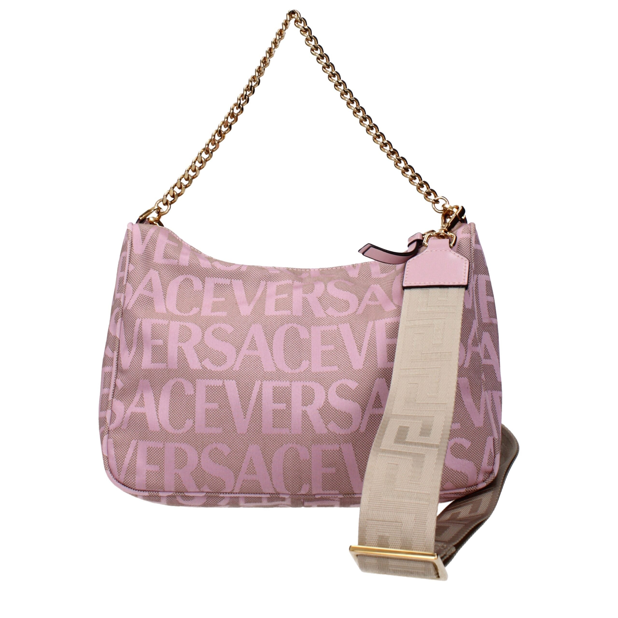 Versace – Medium Fabric Handbag in Pink