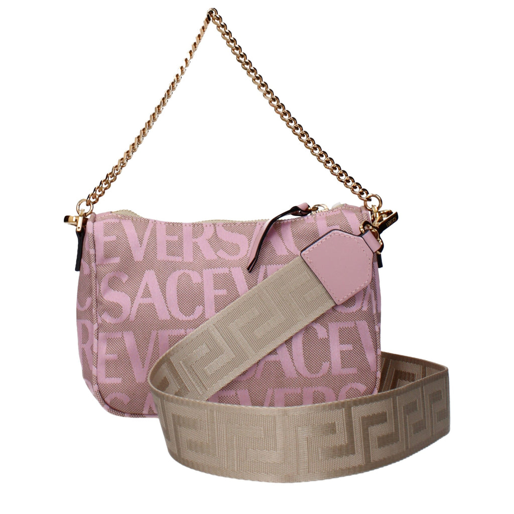 Versace – Small Fabric Handbag in Pink
