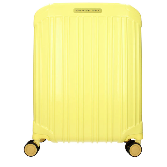 Piquadro – Yellow Polycarbonate Cabin Trolley