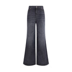 Chloé - Black Cotton Flared Jeans
