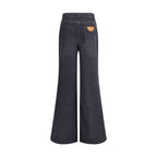 Chloé - Black Cotton Flared Jeans