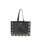 Valentino Garavani – Garnet Nellcôte Studded Tote Bag