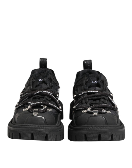 Dolce & Gabbana - Black Low Top Lace Up Trekking Sneakers
