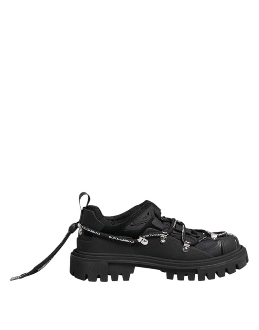 Dolce & Gabbana - Black Low Top Lace Up Trekking Sneakers