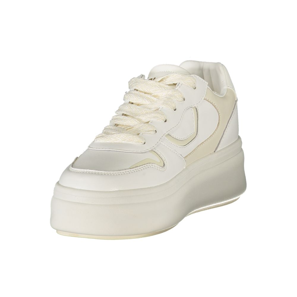 Blauer - White Leather Women Sneaker