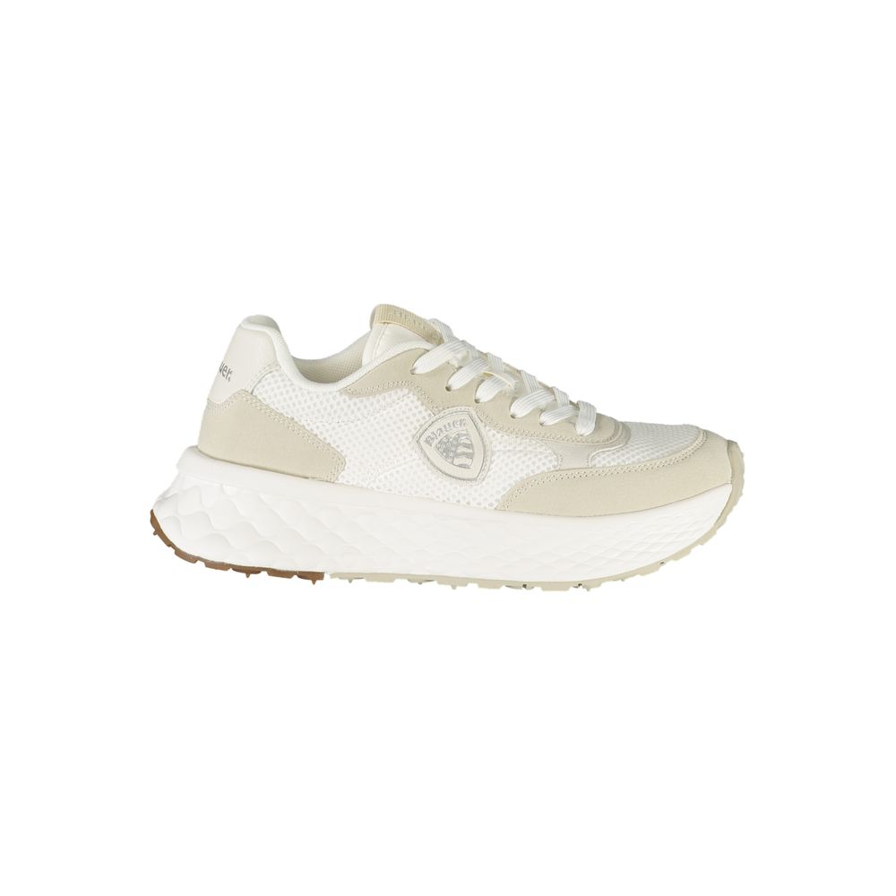 Blauer - White Polyester Women Sneaker