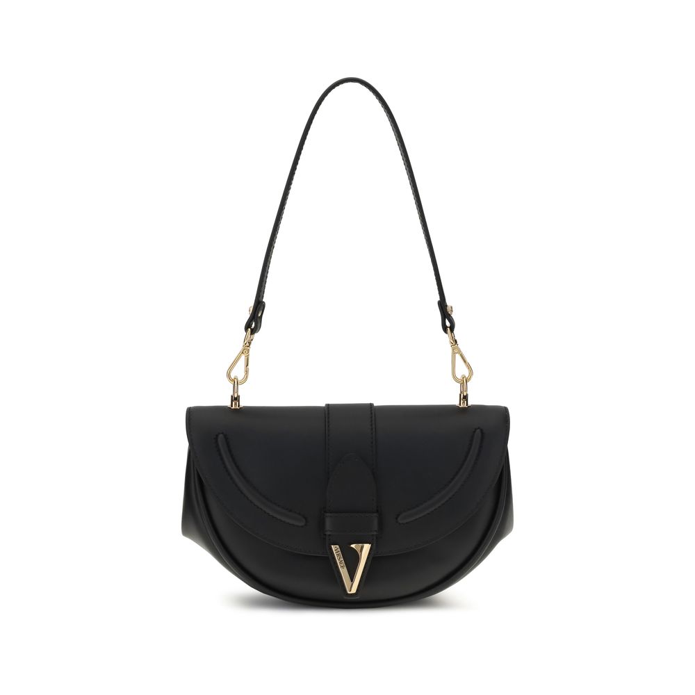 Versace – Virtus Medium Calf Leather Shoulder Bag
