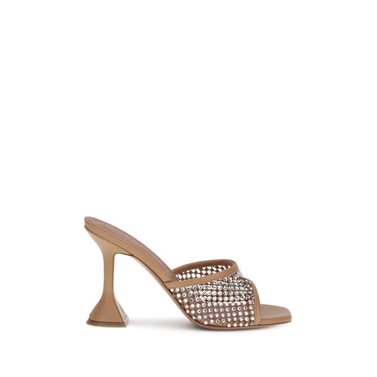 Amina Muaddi – Lupita Crystal Sandals