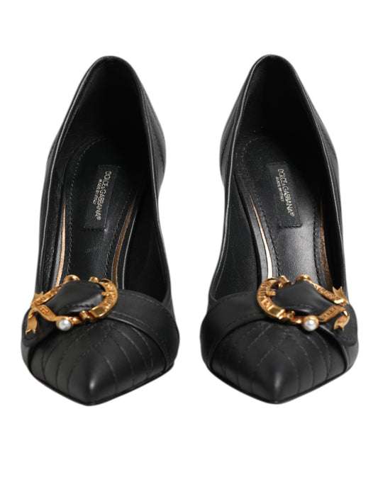 Dolce & Gabbana – Black Devotion Leather Pumps