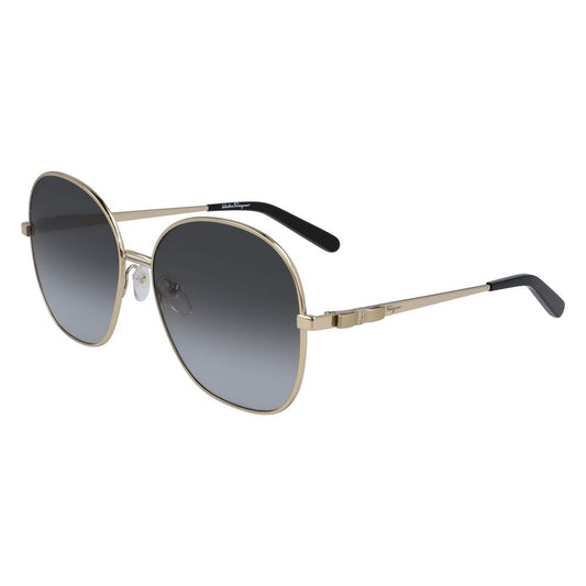 Salvatore Ferragamo – Gold Gradient Sunglasses