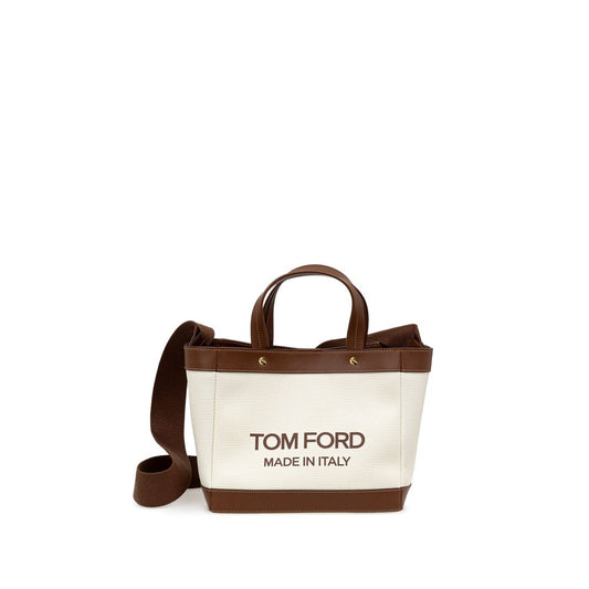 Tom Ford – T-Screw Canvas Tote Bag Ivory