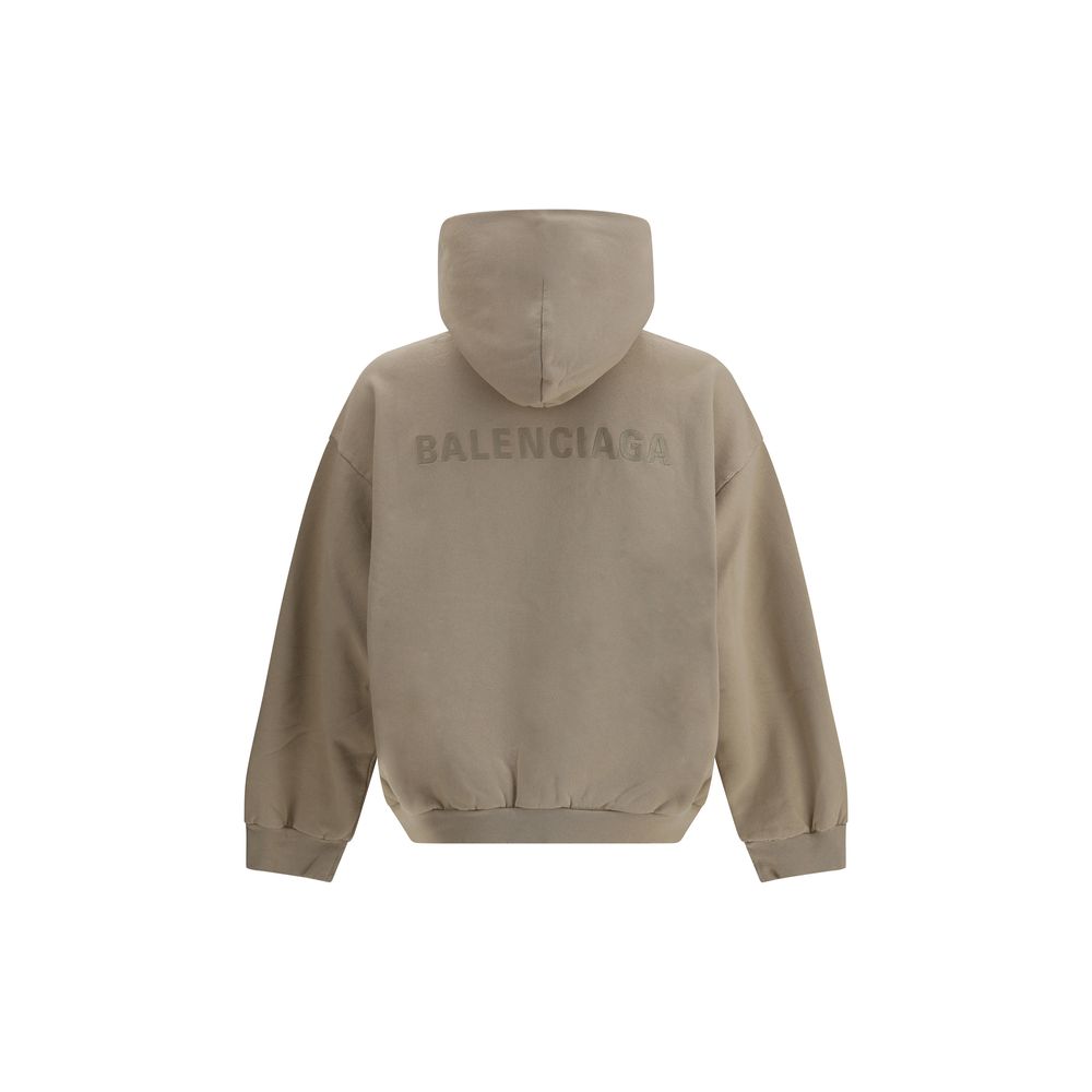 Balenciaga - Beige Cotton Sweatshirt