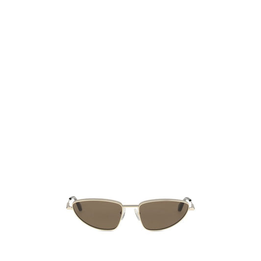 Alexander McQueen –  Silver Cat-Eye Sunglasses