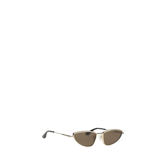 Alexander McQueen –  Silver Cat-Eye Sunglasses