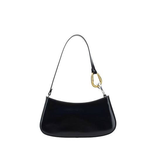 Staud – Ollie Leather Shoulder Bag in Black
