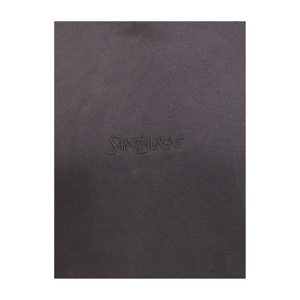 Saint Laurent - Black Cotton Sweatshirt