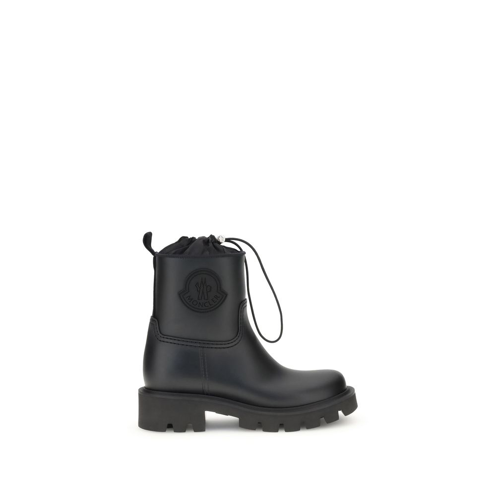 Moncler – Black Kickstream Rubber Boots