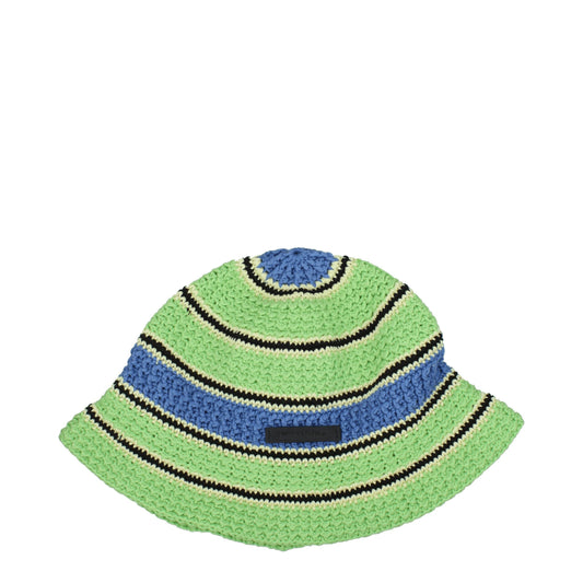 Stella McCartney – Green Cotton Bucket Hat