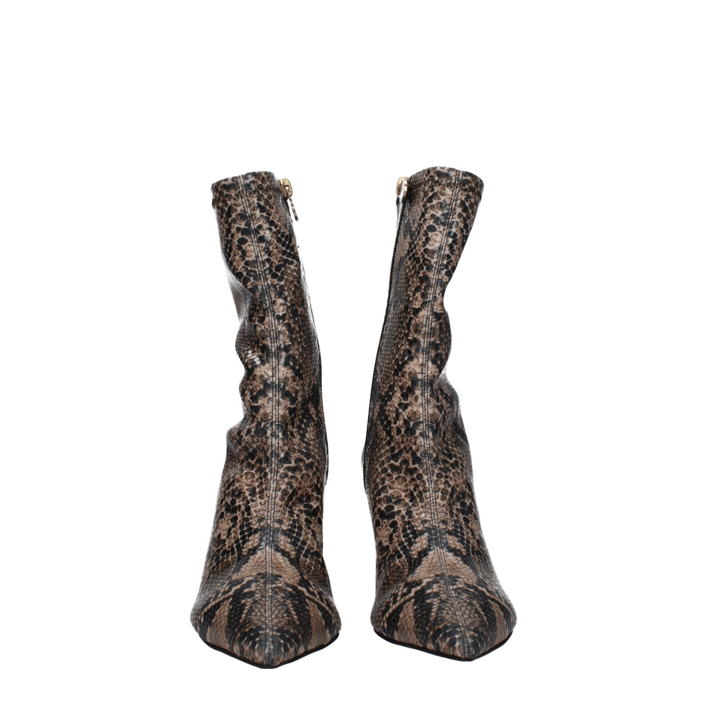 Stella McCartney – Brown Python Ankle Boots