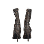 Stella McCartney – Brown Python Ankle Boots