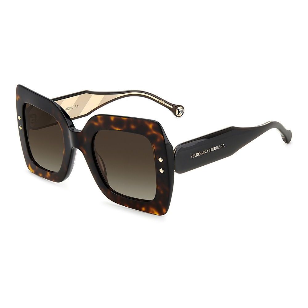 Carolina Herrera – Brown Acetate Sunglasses