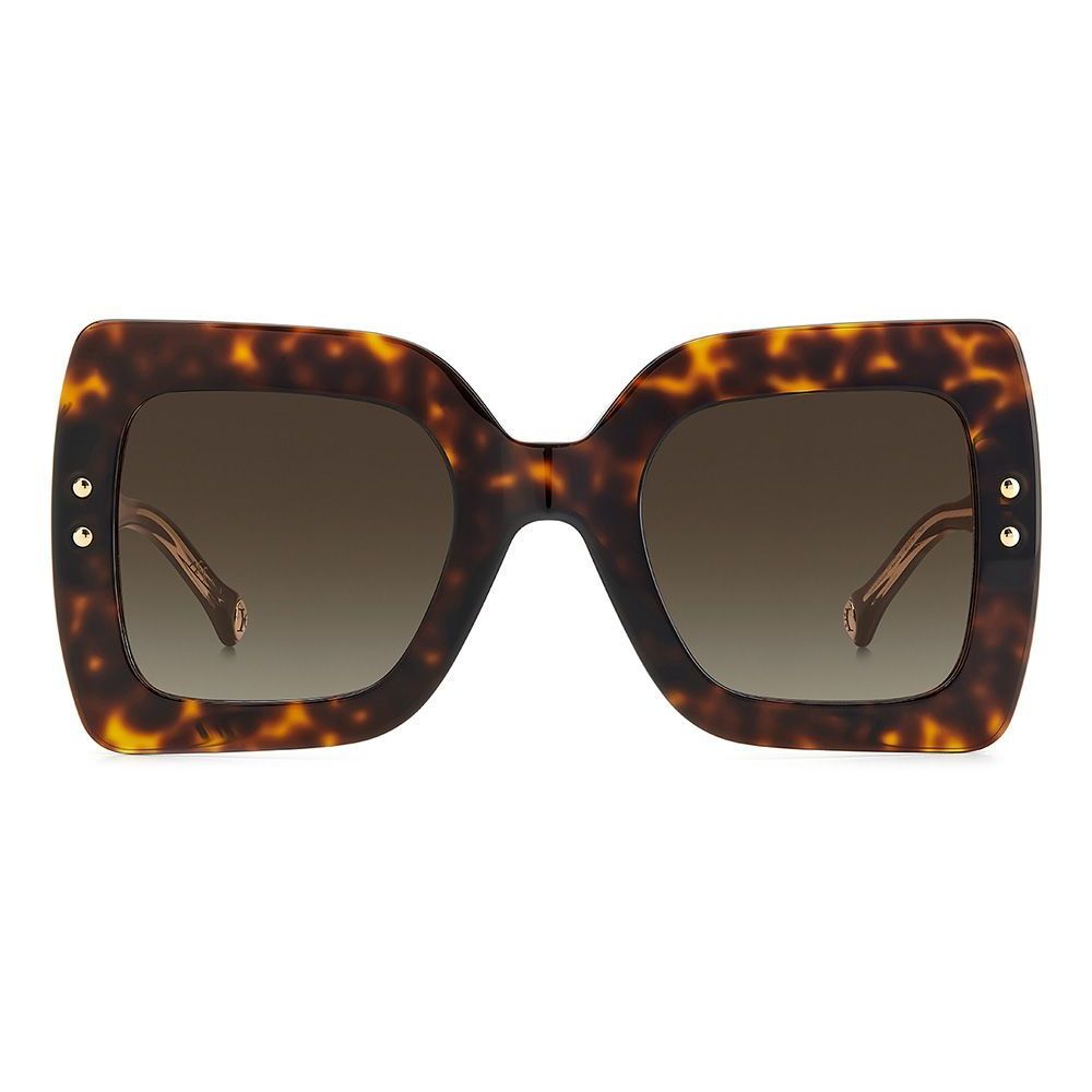 Carolina Herrera – Brown Acetate Sunglasses